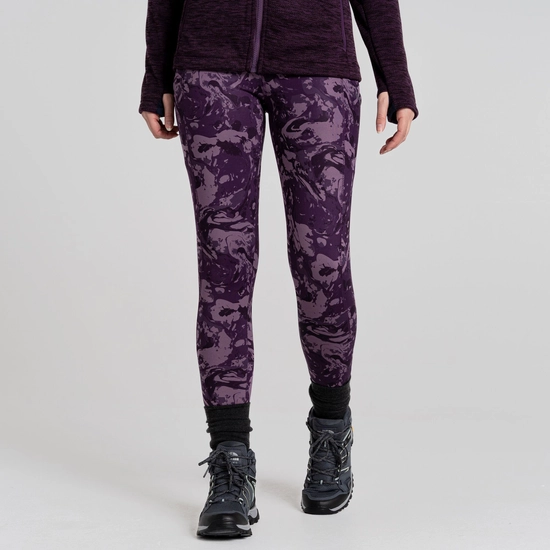 Women's Kiwi Thermal Legging?s | Damson Print