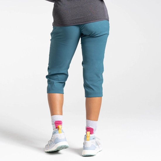 Women's Kiwi Pro II Crop Trousers | Sacramento Green