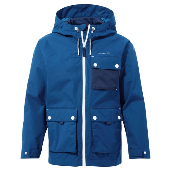Kids' Carter Jacket | Poseidon Blue