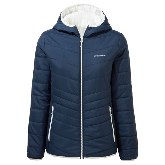 Women's Compresslite VI Hooded Jacket | Blue Navy / Seasalt
