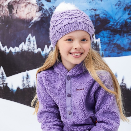 Kid's Mitson Hooded Overhead | Purple Haze