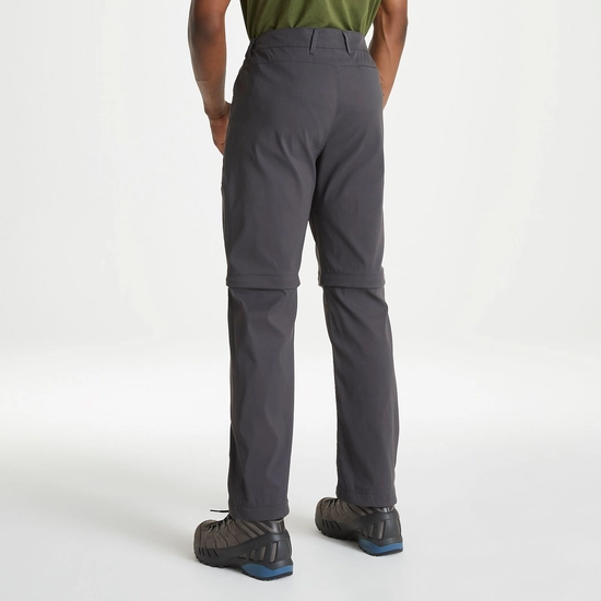 Men's Kiwi Pro II Convertible Trousers | Dark Lead