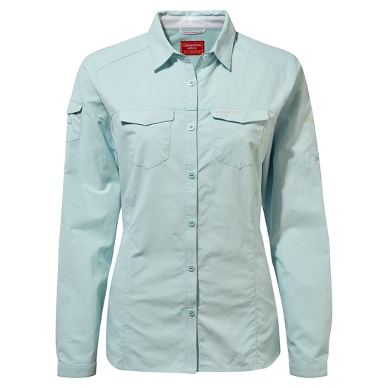 Women's Nosilife Adventure II Long Sleeved Shirt | Poolside Green