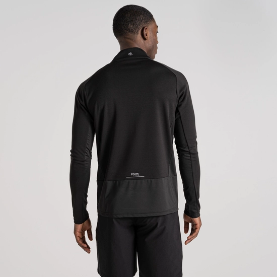 Men's Dynamic Pro Half Zip Tee | Black