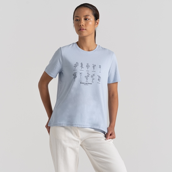 Women's Malibo Short Sleeved T-Shirt | Autumn Mist Bloom