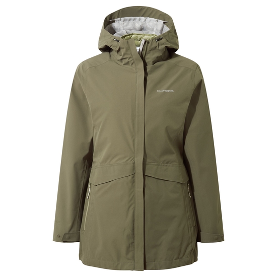 Women's Caldbeck Pro 3 In 1 Jacket | Wild Olive / Willow