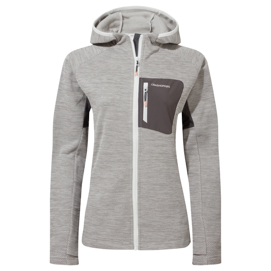 Women's Trina Hooded Jacket | Silver Cloud