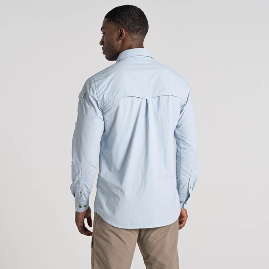 Men's Nosilife Adventure II Long Sleeved Shirt | Niagara Blue