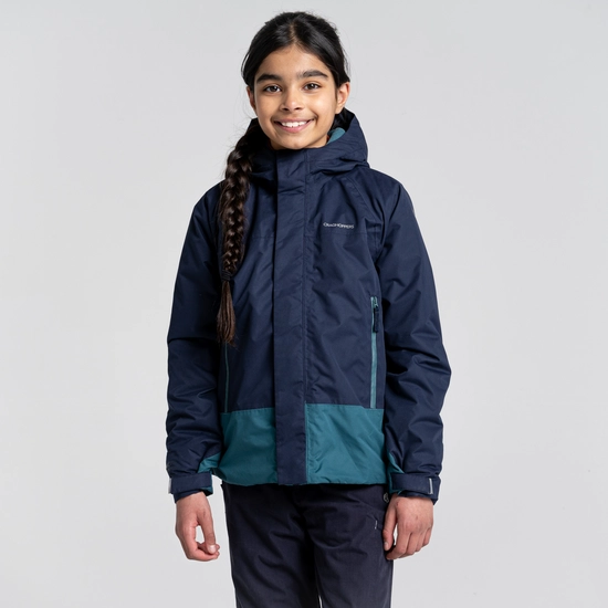 Kid's Harue Insulated Jacket | Blue Navy / Sacramento Green