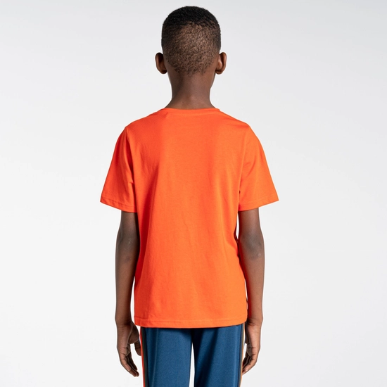 Kid's Tate Short Sleeved T-Shirt | Blood Orange Cactus