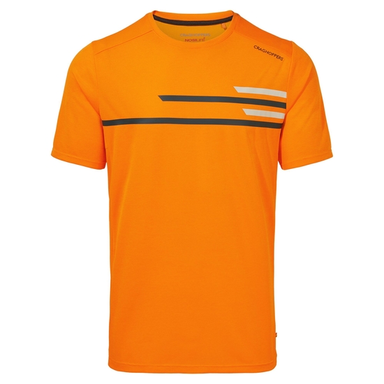 Men's NosiLife Pro Active Short Sleeved T-Shirt | Magma Orange