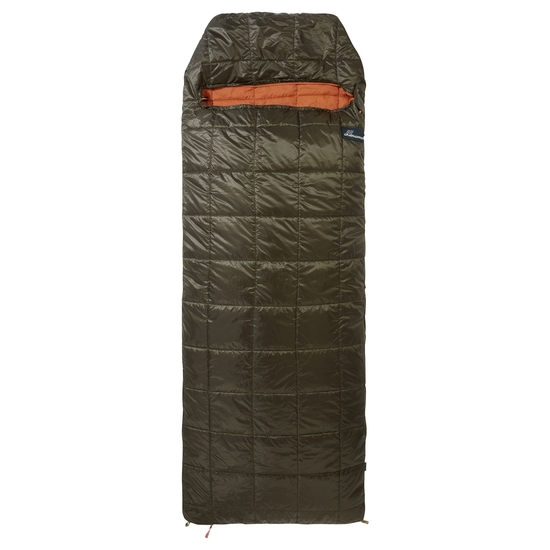 NosiLife Eco 100 Sleeping Bag | Woodland Green / Potters Clay