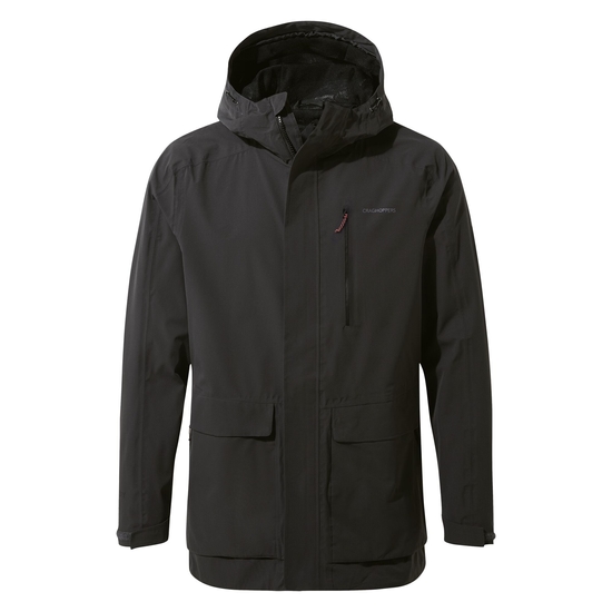 Men's Waterproof Lorton Jacket | Black Pepper