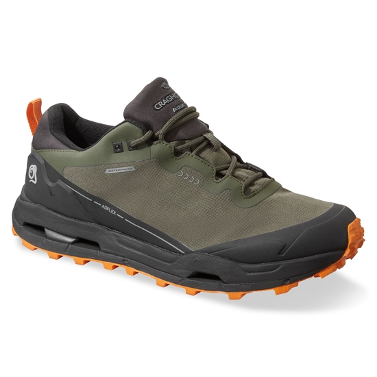 Men's Adflex Low Boots | Mid Khaki/Black