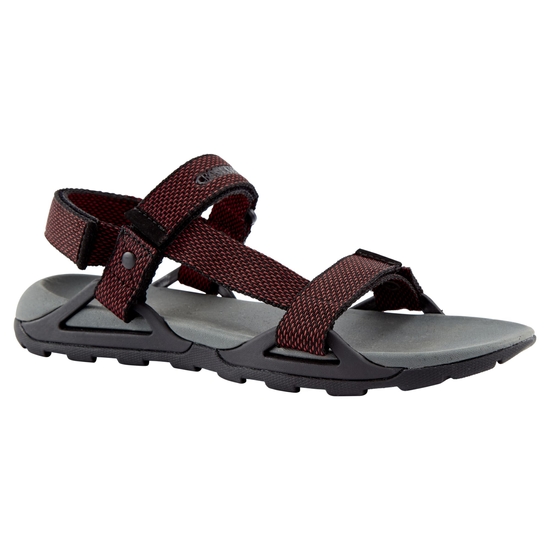 Men's Locke Sandals | Dark Grey / Pompeian Red
