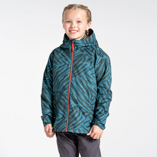 Kid's Teagan Jacket | Spruce Green Print
