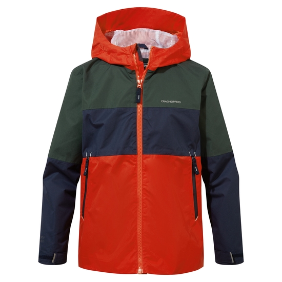 Kids' Bellamy Jacket | Spruce Green / Blood Orange