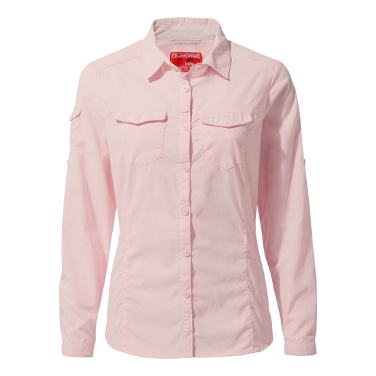 Women's Nosilife Adventure II Long Sleeved Shirt | Seashell Pink