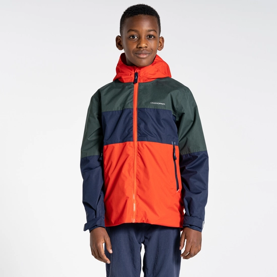 Kids' Bellamy Jacket | Spruce Green / Blood Orange