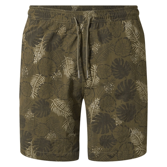 NosiLife Medici Board Short | Dark Moss Print