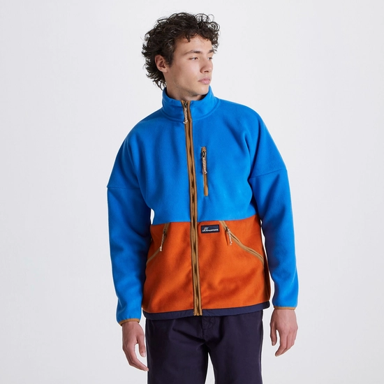 Whitlaw Fleece Jacket | Avalanche Blue / Potters Clay
