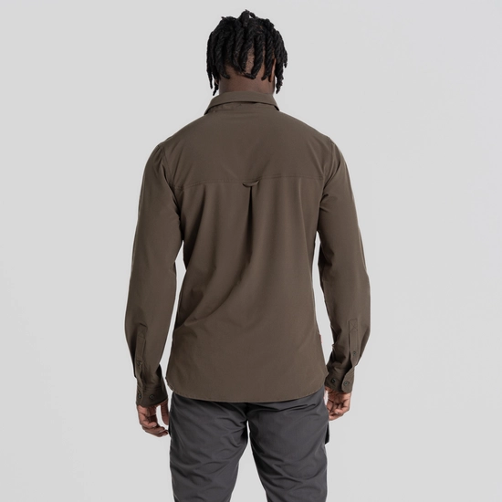 Men's NosiLife Eiger Long Sleeved Shirt | Woodland Green