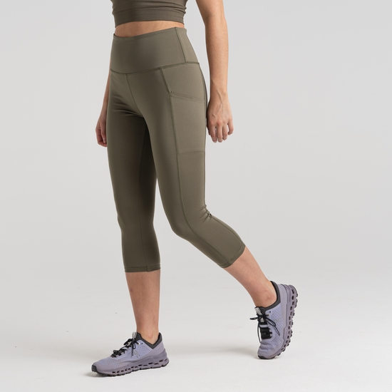 Women's Kiwi Cropped Legging | Wild Olive