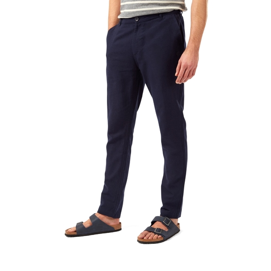 Men's NosiBotanical Kier Trouser | Blue Navy