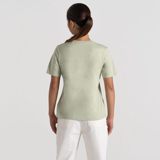 Women's Malibo Short Sleeved T-Shirt | Bud Green Bloom