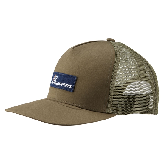 Men's Mens Kiwi Trucker Cap | Dark Moss