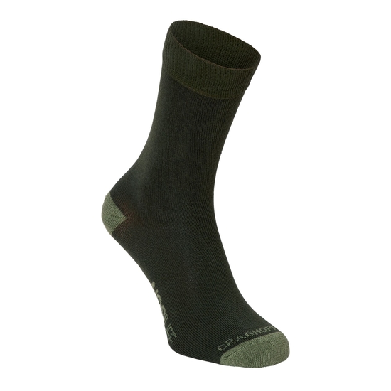Women's Nosilife Travel Socks | Parka Green
