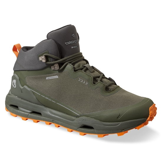Men's Adflex Boots | Mid Khaki/Magma Orange