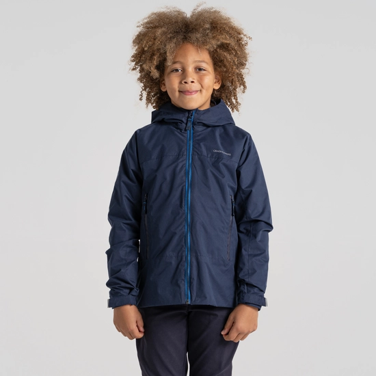 Kid's Tobin Waterproof Jacket | Blue Navy