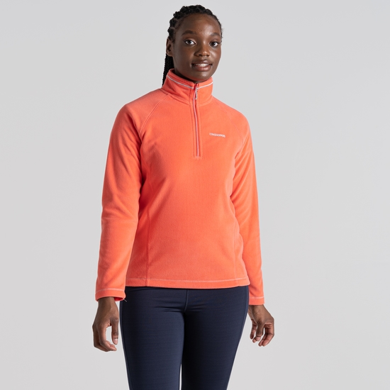 Women's Miska Half Zip Fleece | Rose Coral