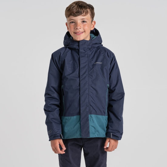 Kid's Harue Insulated Jacket | Blue Navy / Sacramento Green