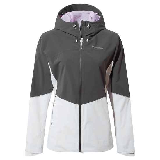 Women's Jamila Waterproof Jacket | Charcoal / Lunar Grey / Wisteria