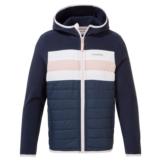 Kid's Brady Hybrid Jacket | Blue Navy