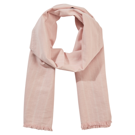 Women's NosiBotanical Blair Shawl | Pink Clay Stripe