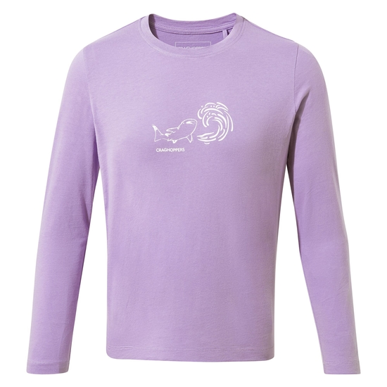 Kid's Bates Long Sleeved T-Shirt | Purple Haze Whaleshark