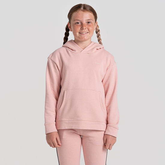 Kid's Nosilife Baylor Hooded Top | Pink Clay