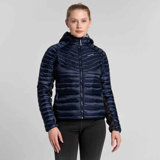 Women's ExpoLite Insulated Hooded Jacket | Blue Navy
