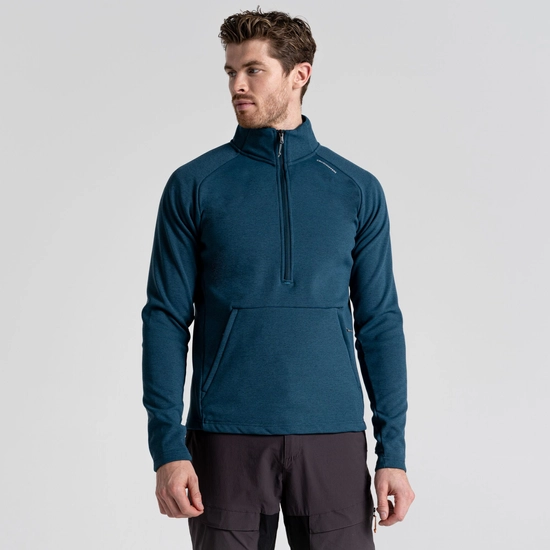 Men's Dynamic Pro Half zip Fleece | Dark Aegean Blue