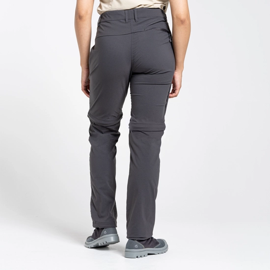 Women's NosiLife Pro II Convertible Trousers | Charcoal
