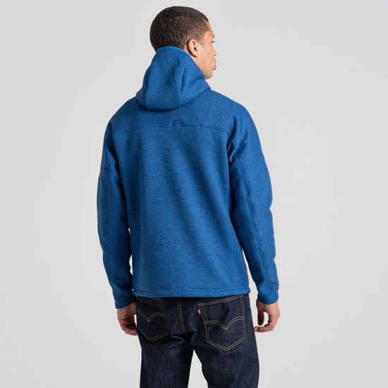 Men's Zale Full Zip Hooded Jacket | Bolt Blue