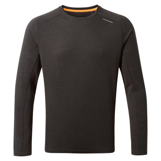 Men's Dynamic Pro Long Sleeved T-Shirt | Black Pepper