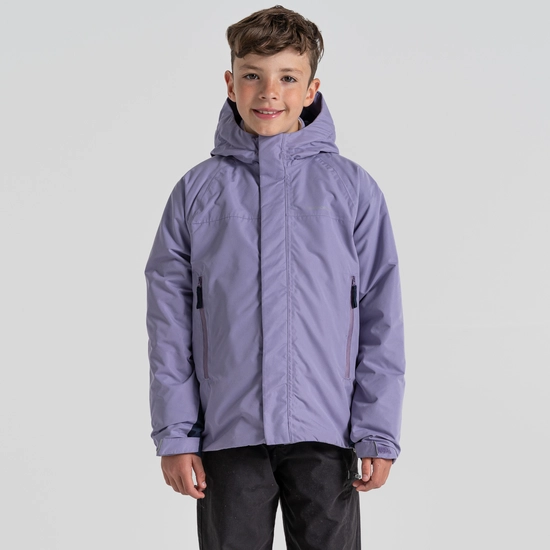 Kid's Harue Insulated Jacket | Purple Haze / Blue Navy