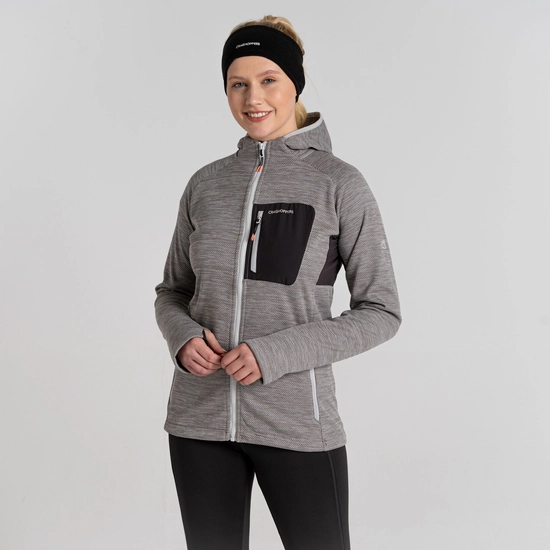 Women's Trina Hooded Jacket | Silver Cloud