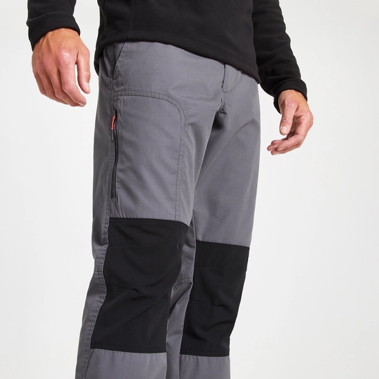 Men's Verve Trousers | Elephant/Black