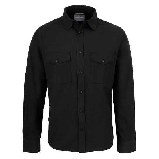 Men's Expert Kiwi Long Sleeved Shirt | Black