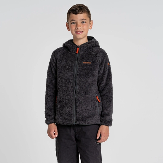 Kid's Kaito Hooded Jacket | Black Pepper